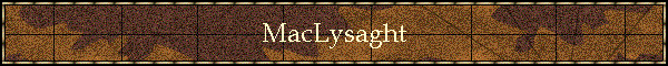 MacLysaght